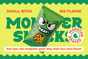 Snack Pillow Chunky Food Display, a Font by PutraCetol Studio (Thumbnail 2 of 5)