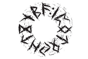 Runic Alphabet Scandinavian Circle