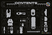 Sci-Fi Panels Vector Pack, an Object Graphic by MiksKS (Thumbnail 10 of 12)