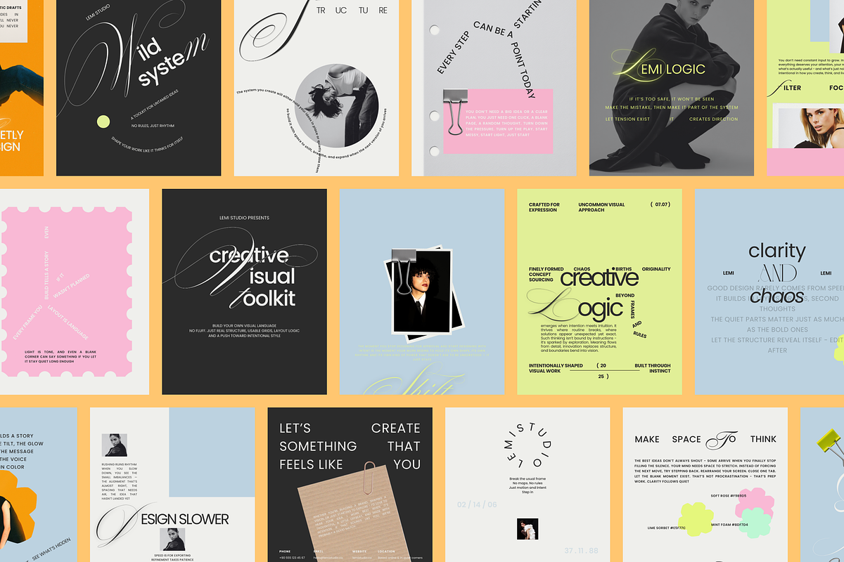 LEMI • EDITORIAL INSTAGRAM TEMPLATES, a Social Media Template by rainbojelia (Photo 12 of 17)