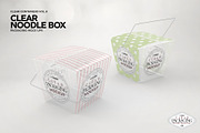 Clear Noodle Box Packaging Mockup, a Packaging Mockup by INCDesign (Thumbnail 5 of 7)