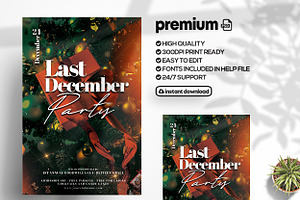 New Year & Christmas Bundle Flyers