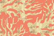 Organic Gold Leaf Digital Patterns, a Pattern Graphic by Blixa 6 Studios (Thumbnail 3 of 4)