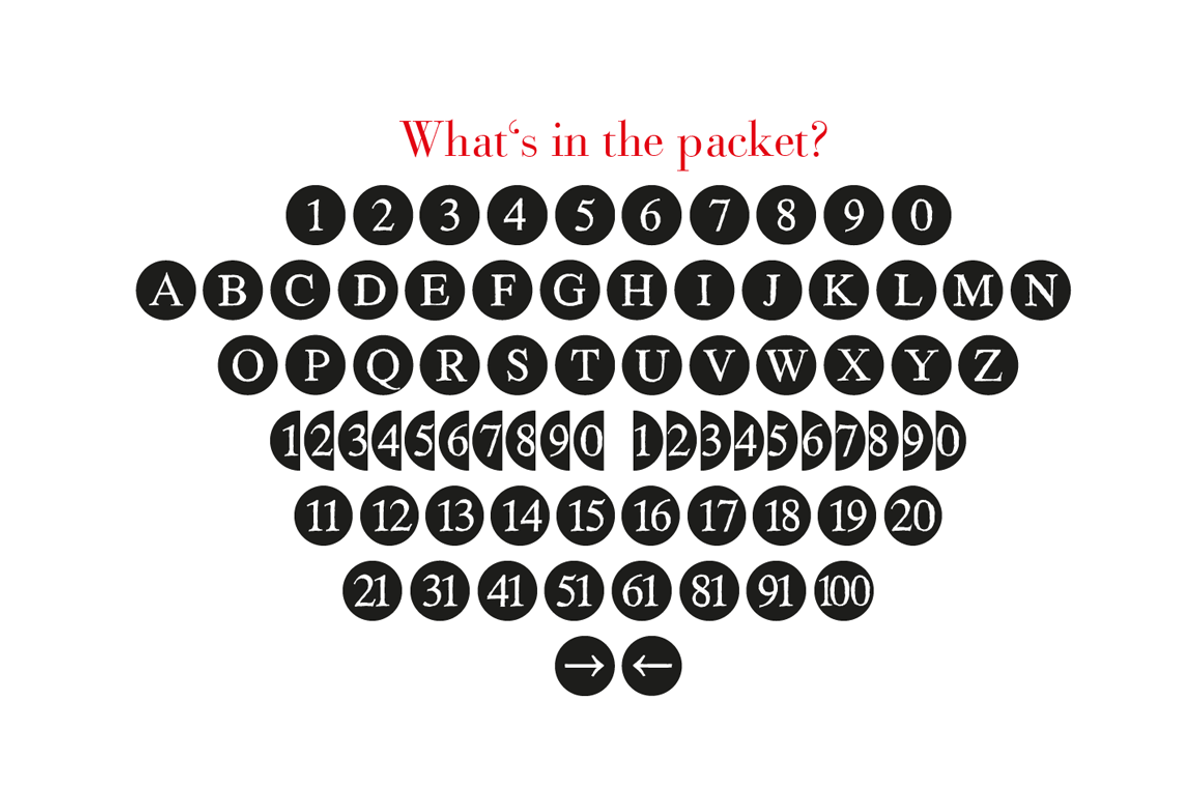 Bullets, a Font by Wiescher Design (Photo 4 of 14)
