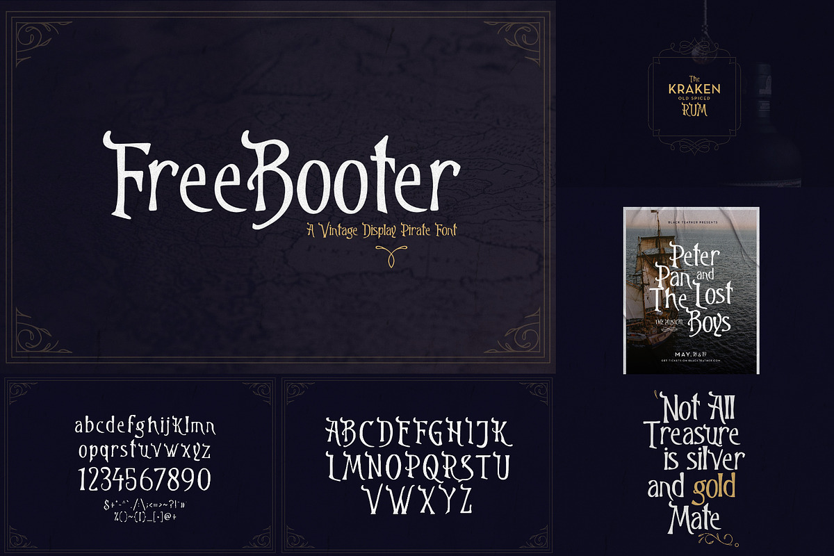 Pirate Font Bundle - 100 Fonts!, a Serif Font by HipFonts (Photo 11 of 18)