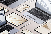 Responsive Multi Devices Mockup Kit, a Product Mockup by mocko (Thumbnail 1 of 13)