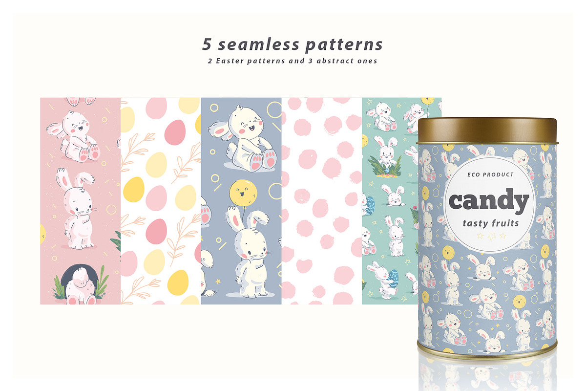 pretty bunny kit, an Animal Illustration by Funnystore (Photo 7 of 17)