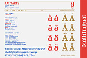 Lunaris - Serif Font Family, a Serif Font by Artistic & Unique (Thumbnail 3 of 14)
