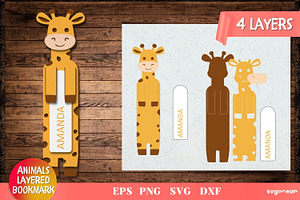 Animals Bookmark SVG Bundle