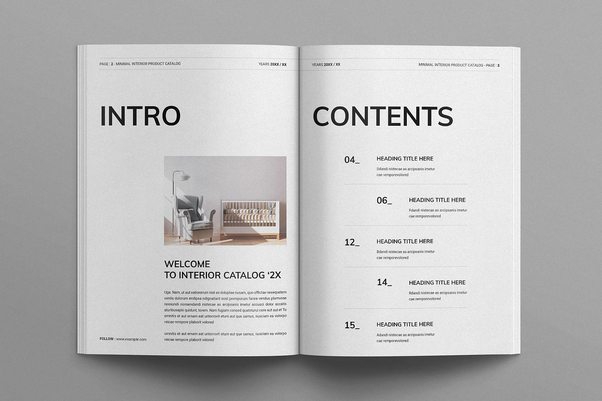 Product Catalog Layout Template, a Magazine Template by E-Type (Photo 2 of 7)