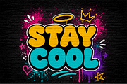 Bubble Vibes - Graffiti Display Font, a Handwritten Font by overlaytemplates (Thumbnail 3 of 5)