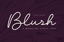 Blush - Script Font