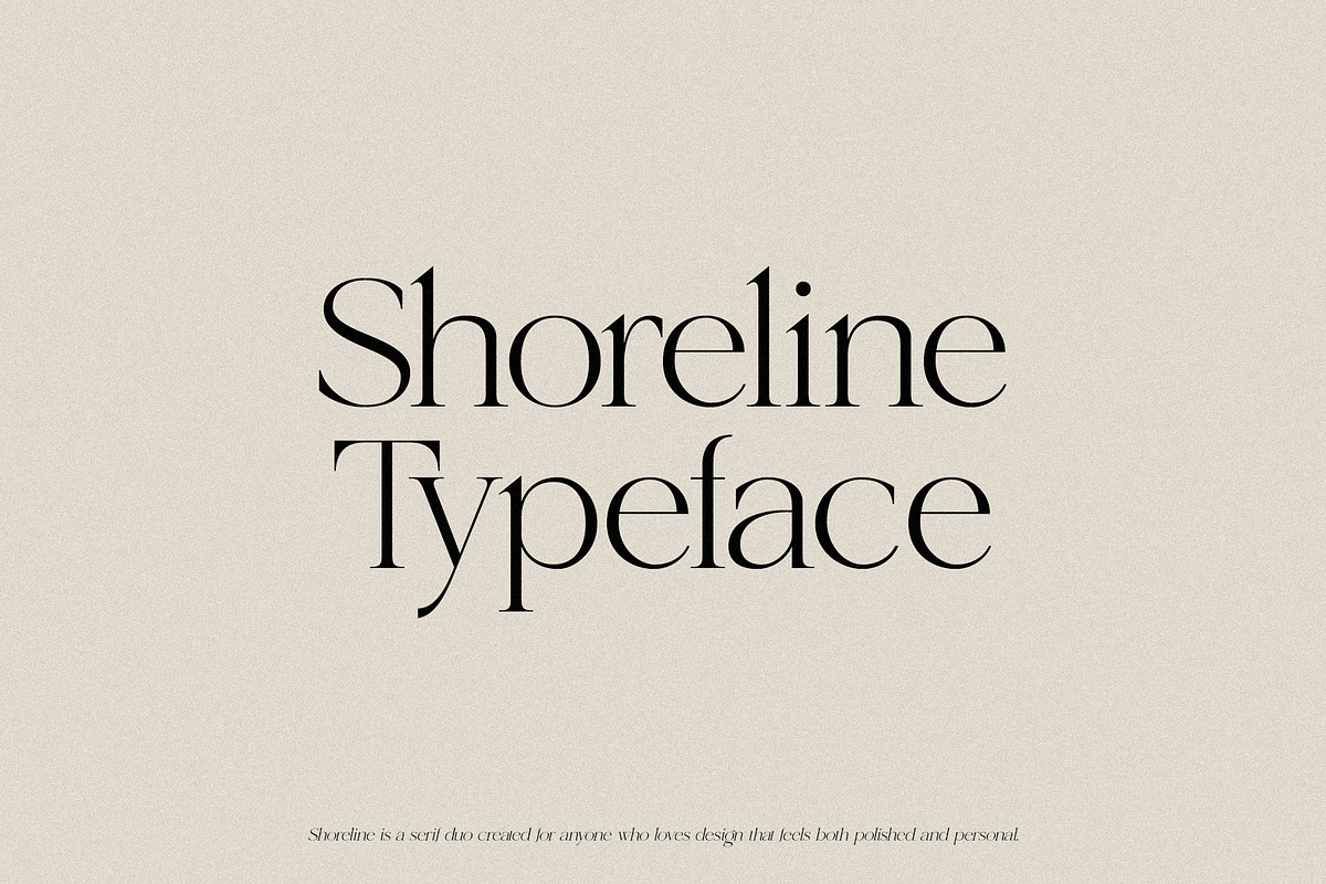 Shoreline - Elegant & Classic Duo, a Serif Font by Misha Sova (Photo 12 of 15)