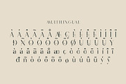 vindea Ligature Serif Typeface, a Serif Font by Humaira_std (Thumbnail 10 of 11)