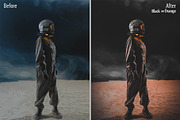 Black and Orange - Actions & Presets, a Preset Add-On by Hydrozi Presets (Thumbnail 4 of 8)