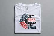 Patriotic Sunflower Embroidery File, an Illustration by Purpose Ekbal (Thumbnail 2 of 3)