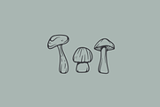 Wild Mushroom - Vector Illustrations, a Graphic by Jessica Tyson Design (Thumbnail 4 of 4)