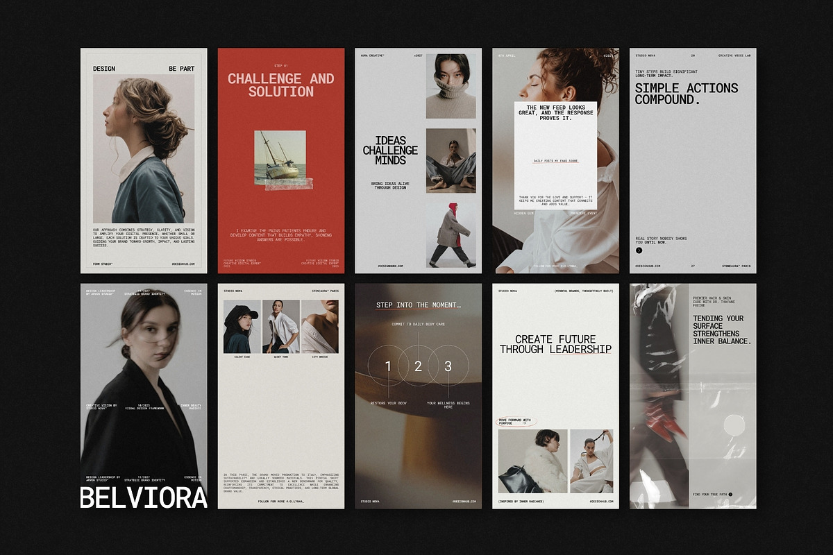 ZENO | Instagram Post & Story (I), a Social Media Template by The Aesthetic Studio (Photo 6 of 10)