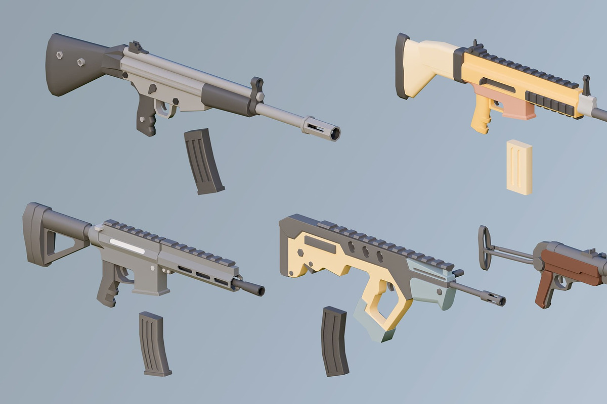 Weapons 2, an Object 3D Model by ithappy (Photo 17 of 32)