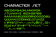 DUSTOVER - Futuristic Display Font, a Sans Serif Font by Cruizy & Co (Thumbnail 3 of 9)