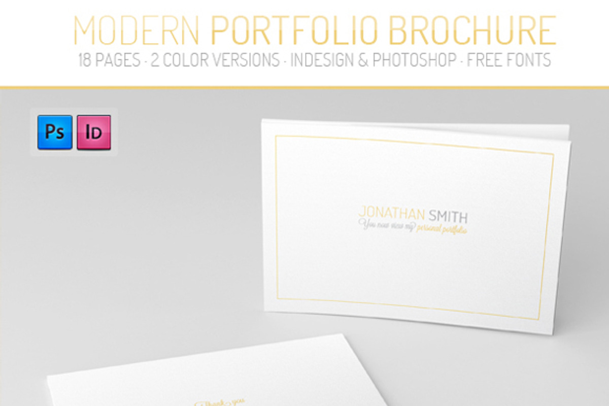 Portfolio - Brochure Template, a Brochure Template by Foos (Photo 1 of 5)