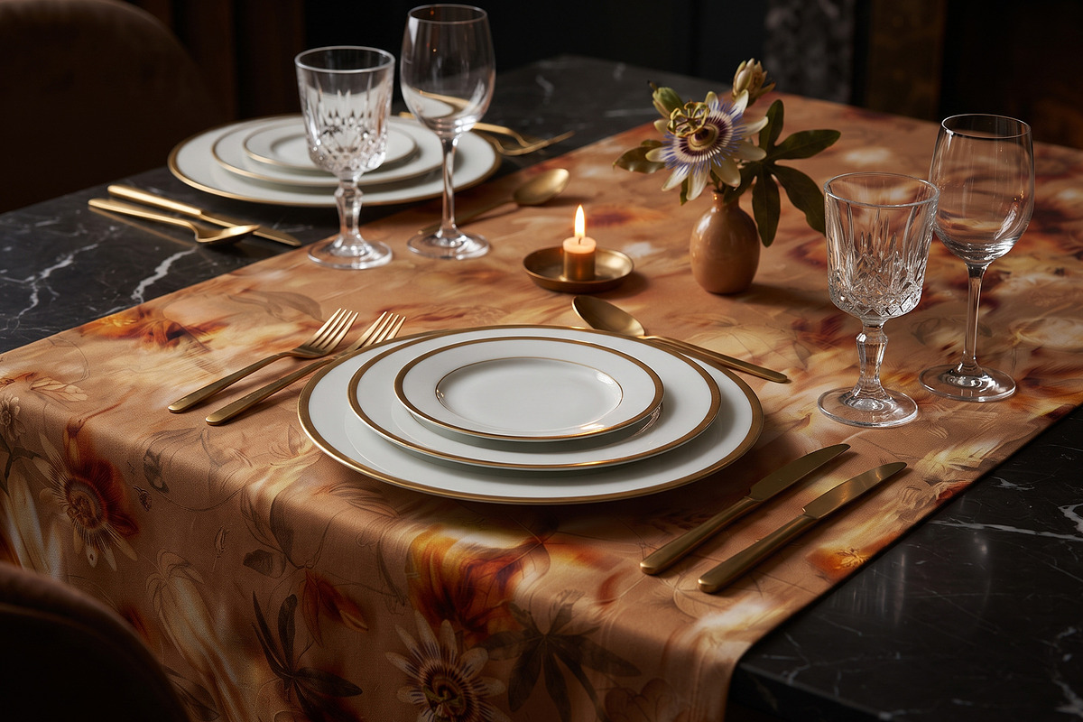 Floral Pattern in Warm Golden Tones, a Pattern Graphic by texvogue (Photo 9 of 13)