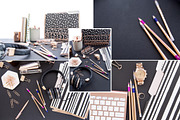 Rose Gold on Black Photo Bundle S1, a Business Photo by OhTilly (Thumbnail 2 of 4)