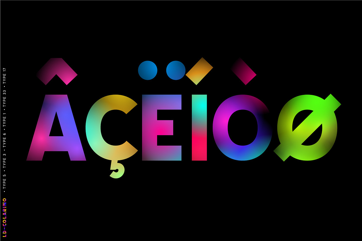 Colarino. Multicolor SVG-OTF fonts, a Symbol Font by Luxfont (Photo 5 of 12)