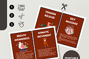 Somatic Exercises Printable Cards, a Templates & Theme by GolokaTherapy (Thumbnail 6 of 7)