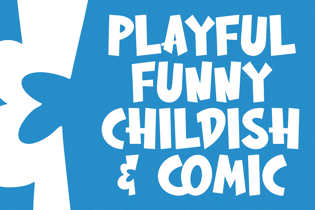 Qickrr Comic Bold Display Font, a Sans Serif Font by Maulana Creative (Photo 4 of 7)