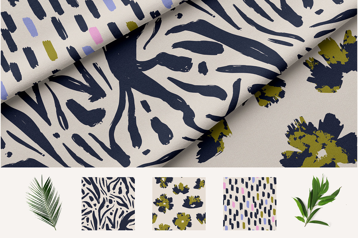 Flowers and Spots seamless patterns, a Pattern Graphic by AnnArt (Photo 6 of 9)
