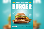 Fast Food Poster Design Template 43, a Social Media Template by shahsoft (Thumbnail 2 of 2)