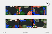 Night in the Jungle Abstract Shapes, an Animal Illustration by All This Concept (Thumbnail 11 of 15)