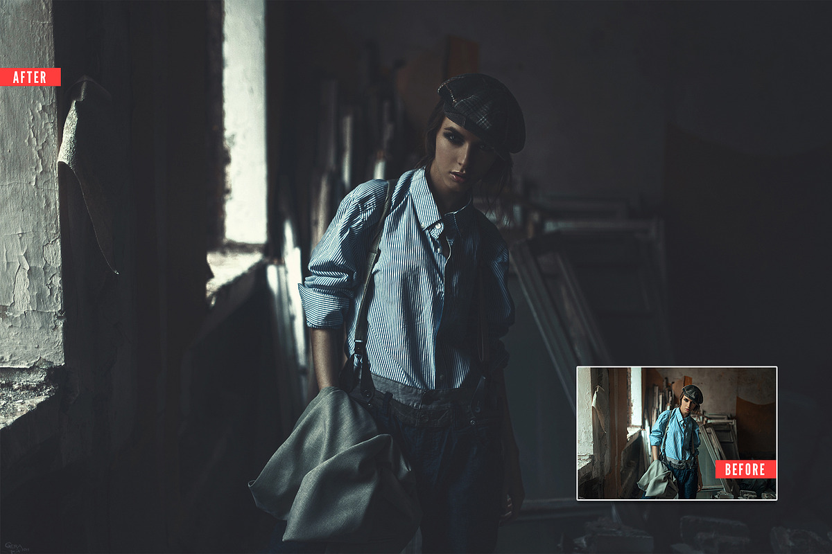 Dark Light Photoshop Action, an Action Add-On by Design Forest (Photo 3 of 8)