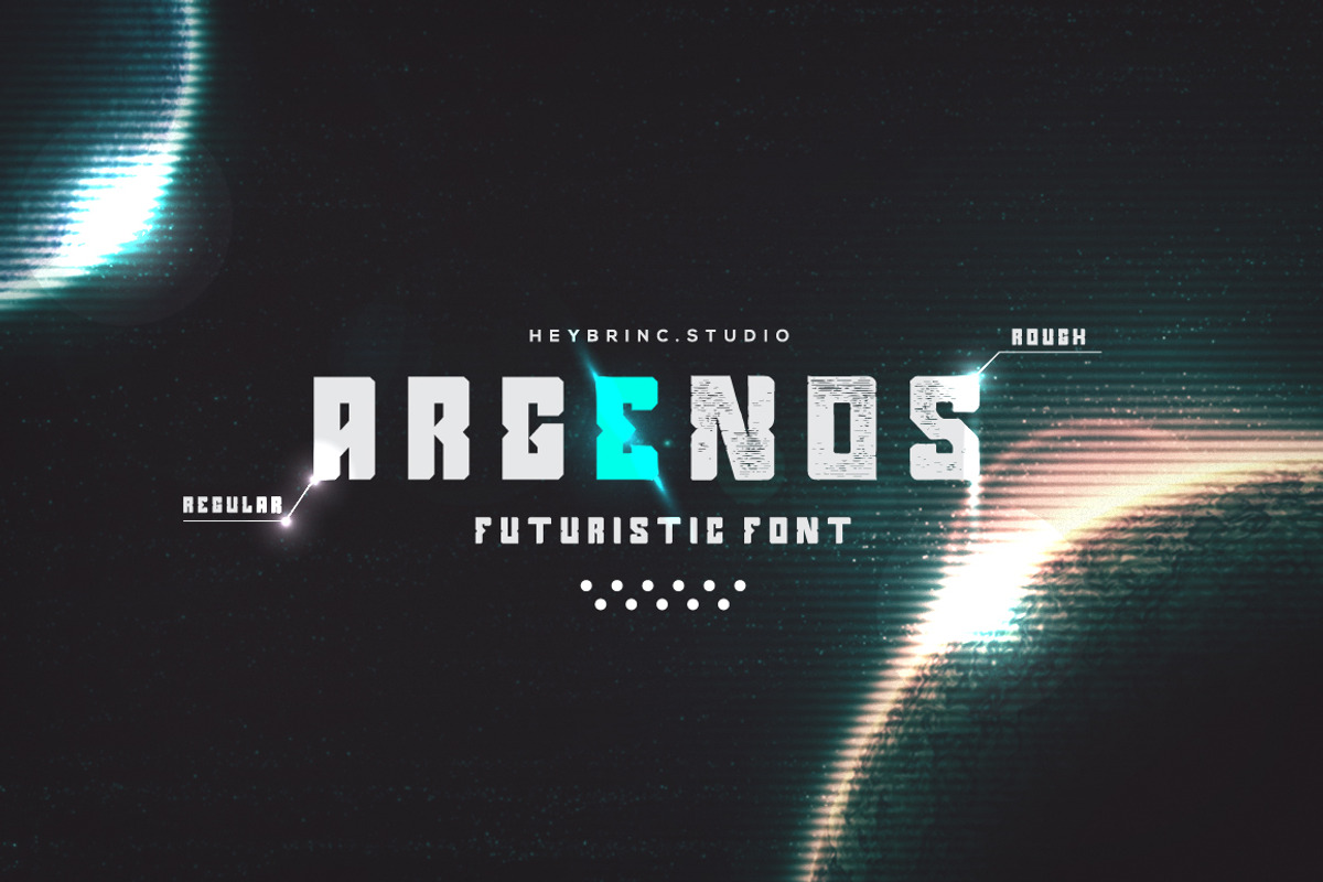 Argenos - Futuristic Font