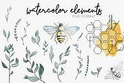 BEES & BOTANICALS | Modern Graphics, a Texture Illustration by Wooly Pronto (Thumbnail 2 of 8)