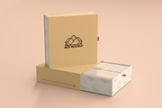 Square Gift Box Mockups, a Packaging Mockup by graphicstuff.std (Thumbnail 10 of 10)