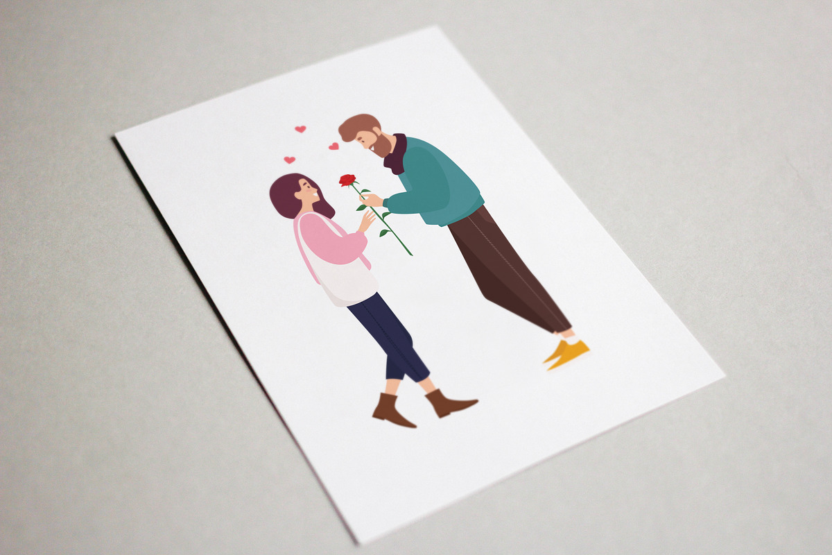 Couple met on dating site, a Food Illustration by Good Studio (Photo 4 of 4)