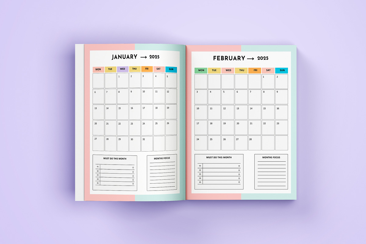2025 Home Management Binder Canva, a Stationery Template by Designmela01 (Photo 2 of 5)
