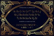Bristal - Modern Art Deco Font, a Handwritten Font by overlaytemplates (Thumbnail 4 of 5)