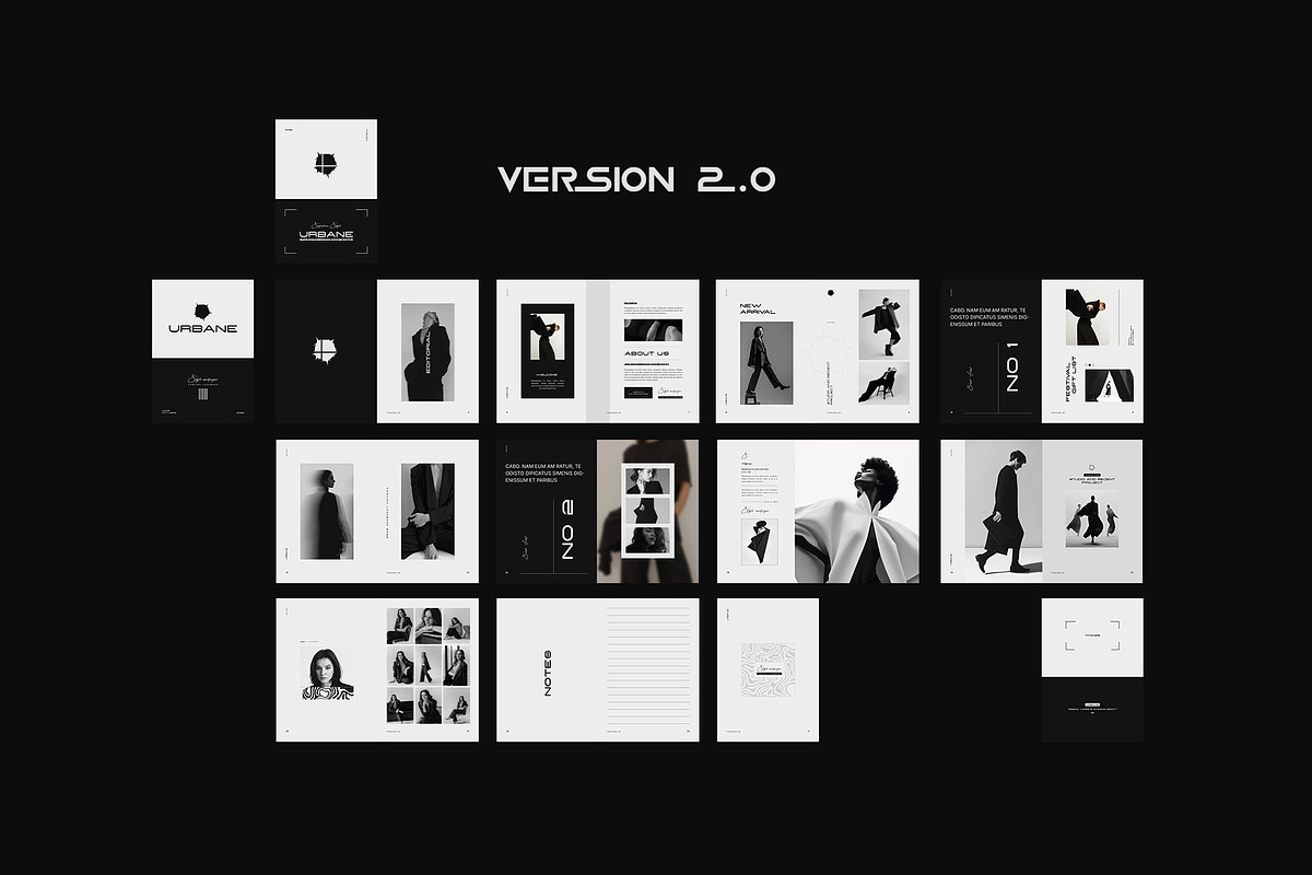 Minimal Fashion Look Book, a Brochure Template by KreateTribe (Photo 11 of 12)