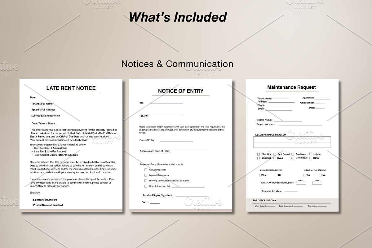 Landlord Template Bundle preview 3