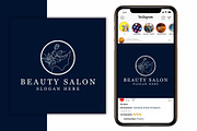 Stunning Beauty Salon Logo Designs, a Branding & Logo Template by Mishek Munene (Thumbnail 3 of 8)