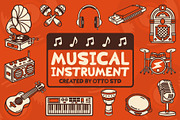 Musical Instrument Illustrations, an Object Graphic by Otto.std (Thumbnail 1 of 7)
