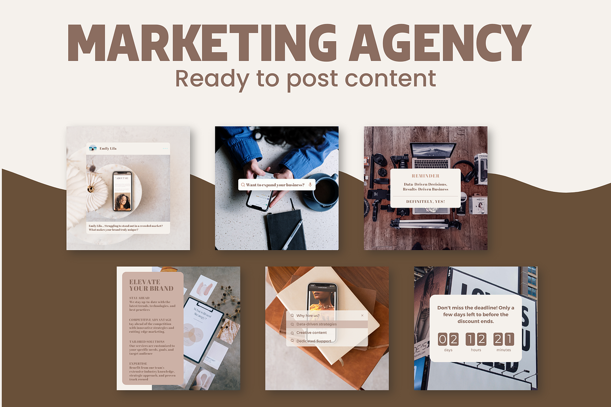 Marketing Agency Social Media, a Social Media Template by EliteMatidi (Photo 3 of 8)