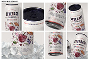 24oz-710ml Can Mockup, an Advertising Mockup by HexenDesigns (Thumbnail 4 of 11)