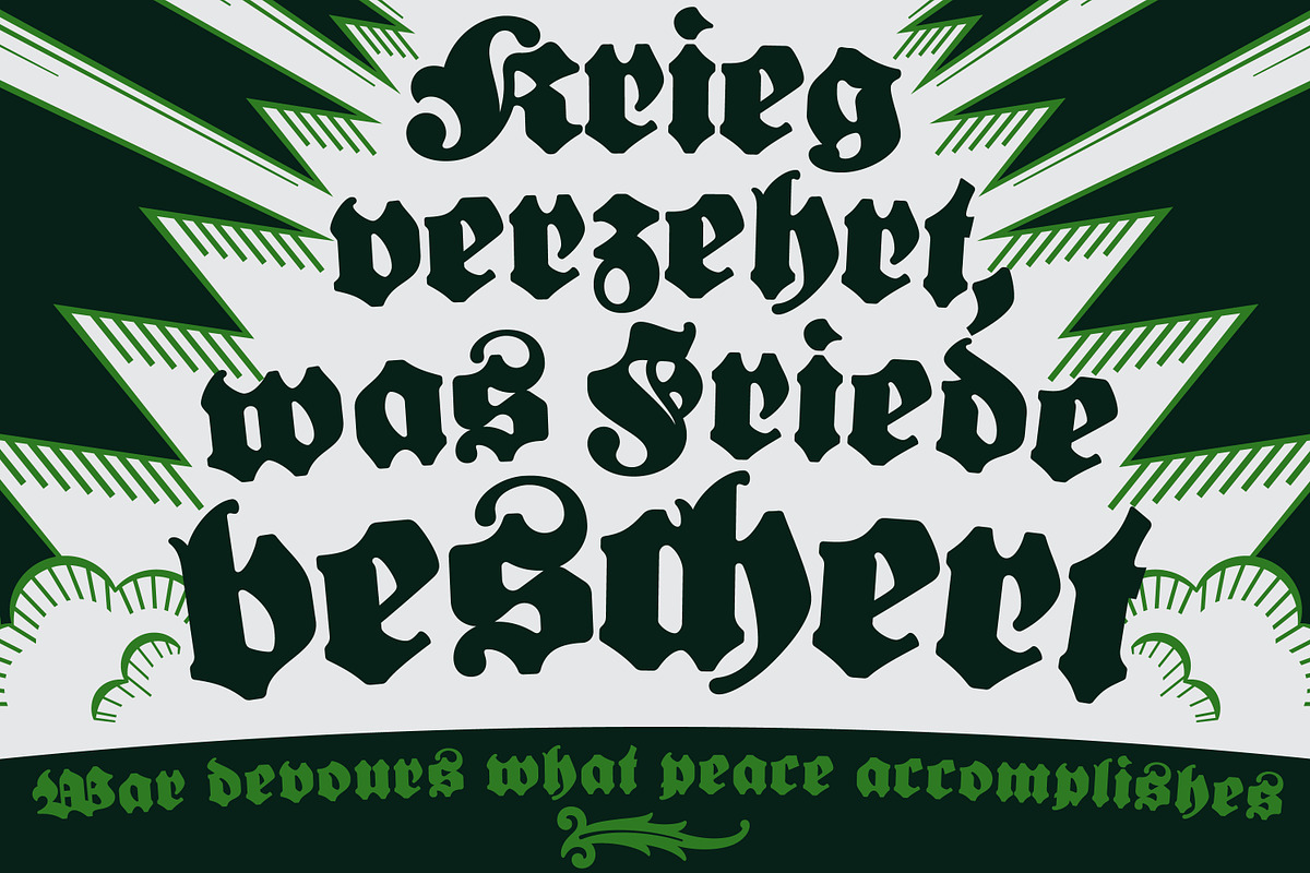 Bernard Fraktur, a Blackletter Font by Stefan Chirila (Photo 10 of 18)