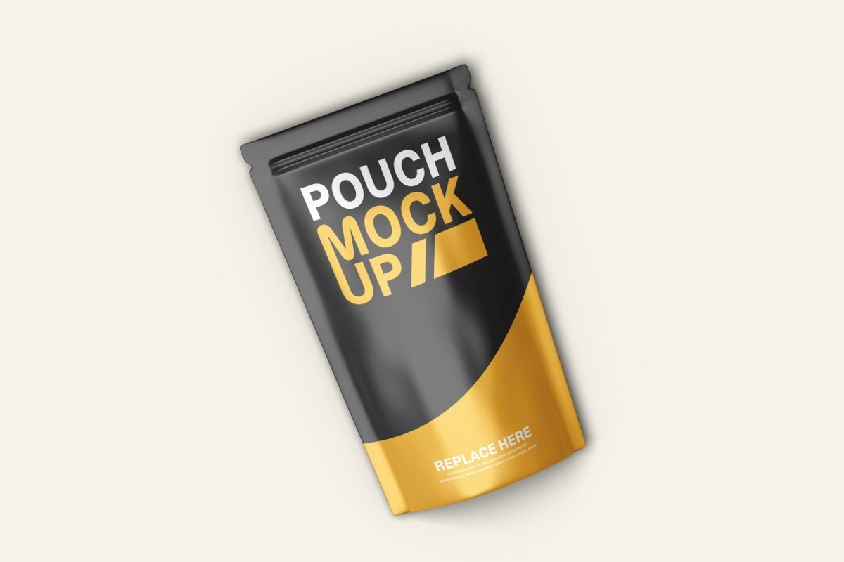 High Quality Pouch Mockup, a Packaging Mockup by LOGTURNAL (Photo 3 of 4)