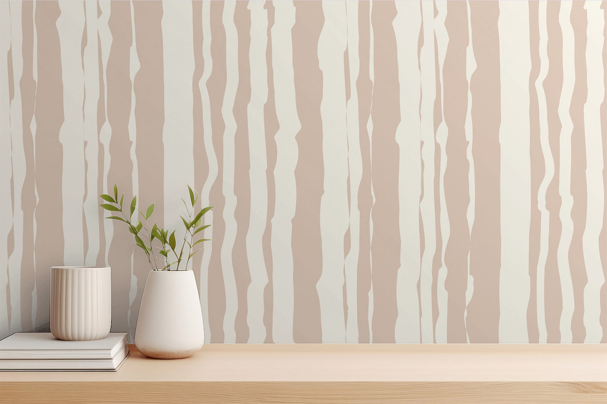 Abstract Beige Stripes, a Pattern Graphic by MalyskaStudio (Photo 5 of 6)