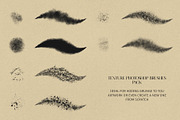 Grunge Textures Photoshop Brushes, a Brush Add-On by GRANCI STUDIOS (Thumbnail 5 of 5)